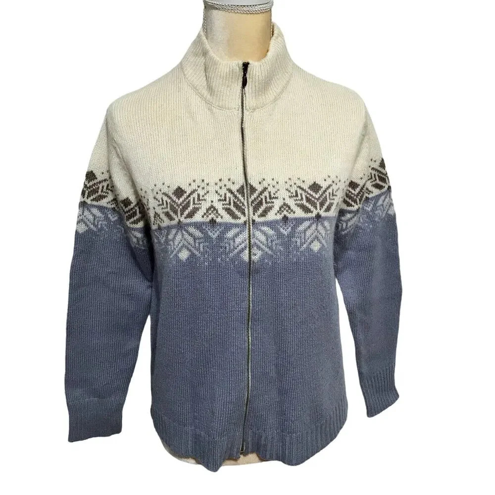 Vintage Sonoma Zipper Up Cardigan Women S